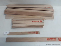 50 x roer stokje hout 23-40 cm - afbeelding 2 van  2