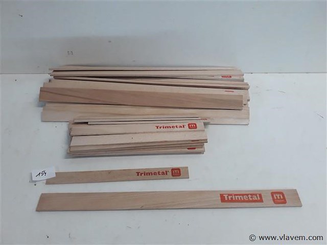50 x roer stokje hout 23-40 cm - afbeelding 1 van  2