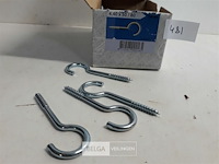 50 x schroefoog open verzinkt 4,4x50/80 mm - afbeelding 3 van  3