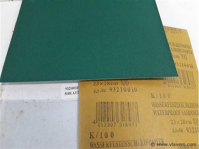 50 x schuurpapier k100 waterproof - afbeelding 2 van  2