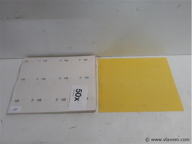 50 x schuurpapier k150 - afbeelding 1 van  2