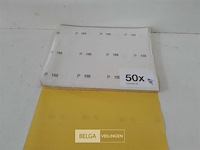 50 x schuurpapier k150 - afbeelding 1 van  3