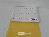 50 x schuurpapier k150 - afbeelding 1 van  3