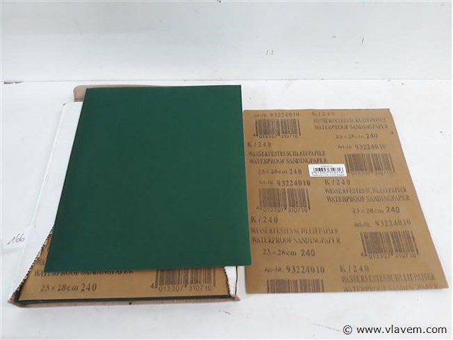 50 x schuurpapier k240 waterproof - afbeelding 1 van  2