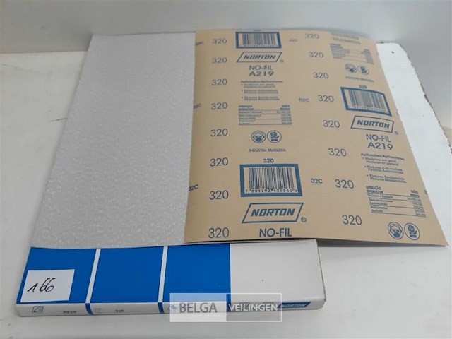 50 x schuurpapier k320 norton - afbeelding 1 van  3