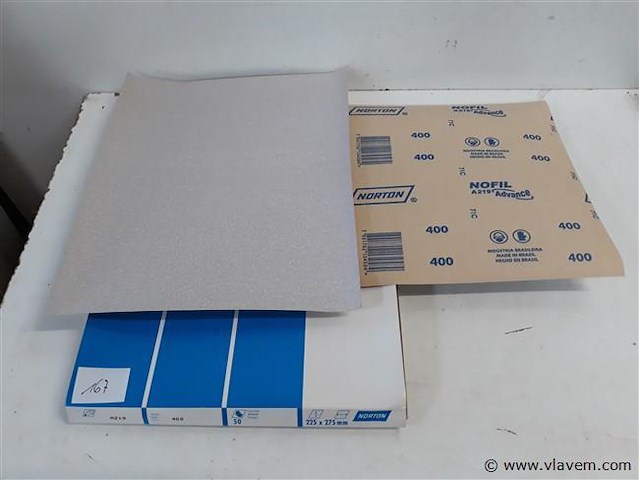 50 x schuurpapier k400 norton - afbeelding 1 van  2