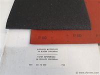 50 x schuurpapier k80 waterproof slispapier - afbeelding 2 van  2