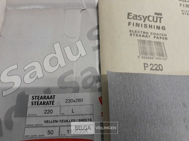 50 x schuurpapier stearaat k220 - afbeelding 3 van  3