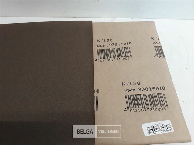50 x schuurpapier waterschuurpapier k150 - afbeelding 3 van  3