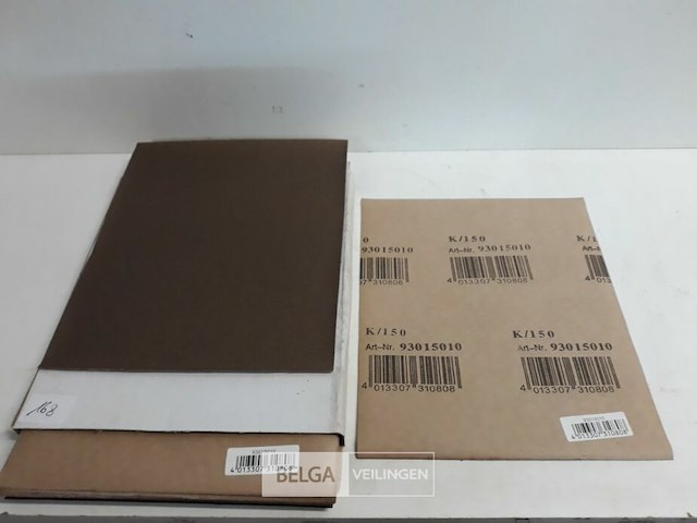50 x schuurpapier waterschuurpapier k150 - afbeelding 2 van  3