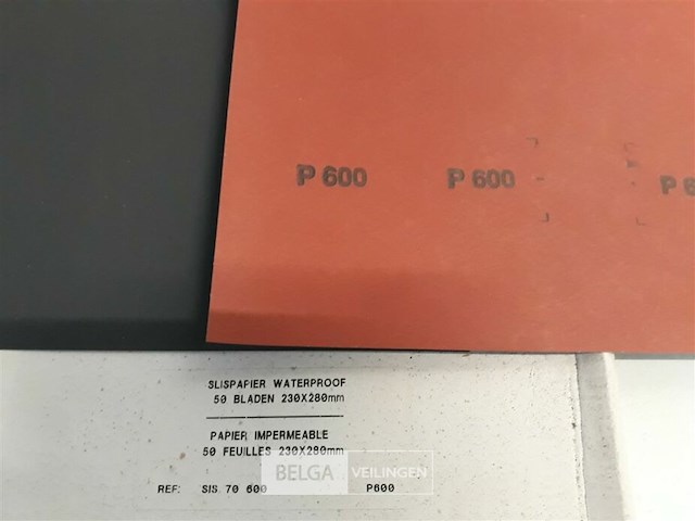 50 x schuurpapier waterschuurpapier k600 - afbeelding 3 van  3