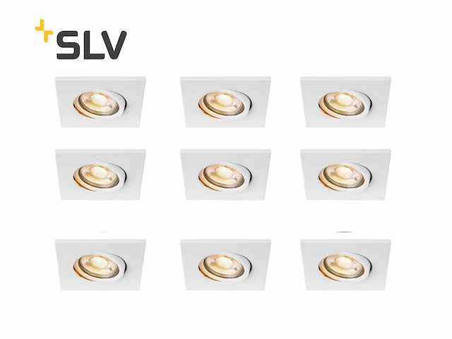 50 x slv easy install master inbouwspots, wit - afbeelding 5 van  5