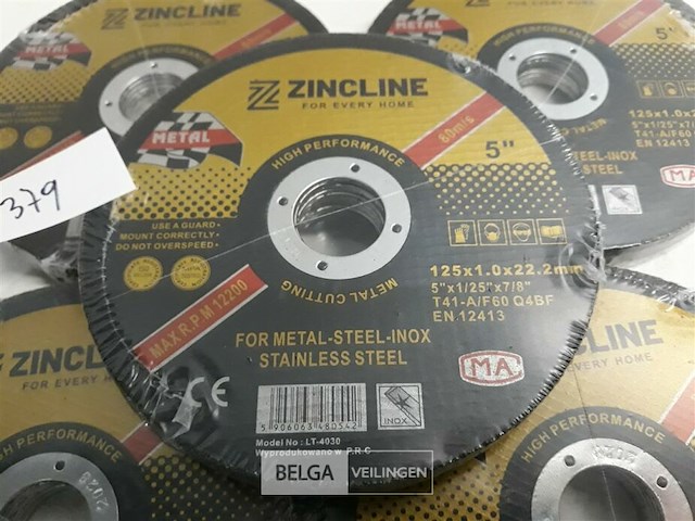 50 x snijschijven metaal/inox 125 mm - afbeelding 3 van  3