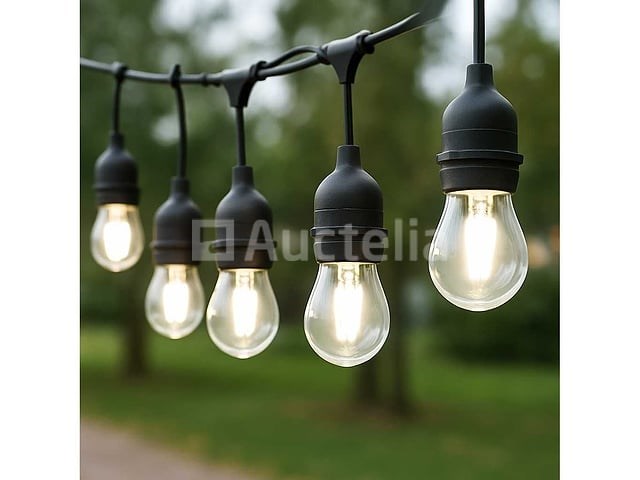 50 x st45 filament shockproof led lamp – 6000k koud wit – e27 – wit - afbeelding 3 van  5