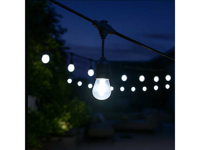 50 x st45 filament shockproof led lamp – 6000k koud wit – e27 – wit - afbeelding 7 van  10