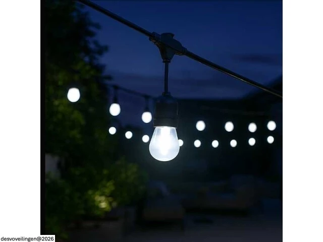 50 x st45 filament shockproof led lamp – 6000k koud wit – e27 – wit - afbeelding 2 van  6
