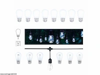 50 x st45 filament shockproof led lamp – 6000k koud wit – e27 – wit - afbeelding 6 van  6