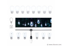 50 x st45 filament shockproof led lamp – 6000k koud wit – e27 – wit - afbeelding 5 van  5