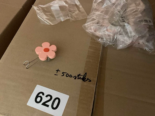 500 bloem kapstokjes - afbeelding 1 van  4