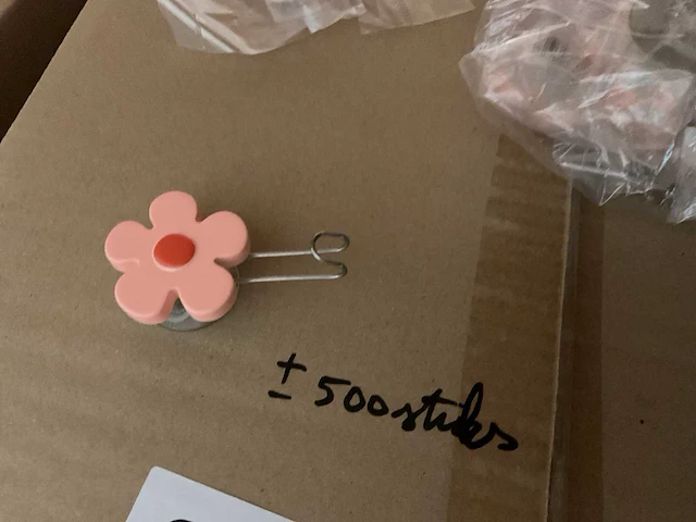 500 bloem kapstokjes - afbeelding 4 van  4