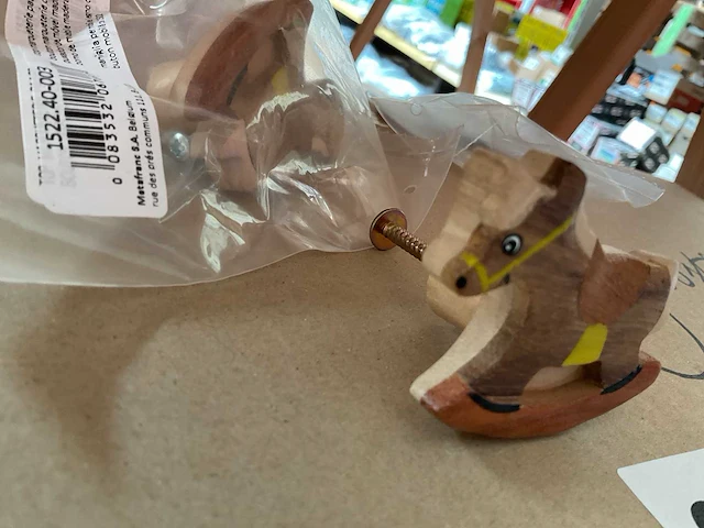 500 x kastdeurkrukjes paardenhoofd motief - afbeelding 5 van  6