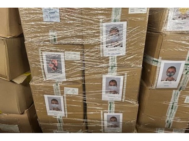 5000 mondmaskers - afbeelding 2 van  2