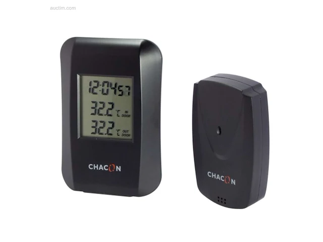 (500x) draadloze binnen-/buitenthermometer chacon... - afbeelding 1 van  8