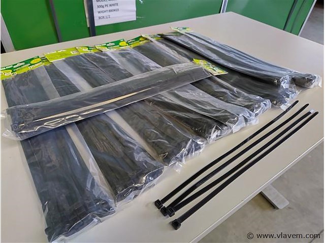 500x ongebruikt tyrap 7,8x500mm - afbeelding 1 van  4