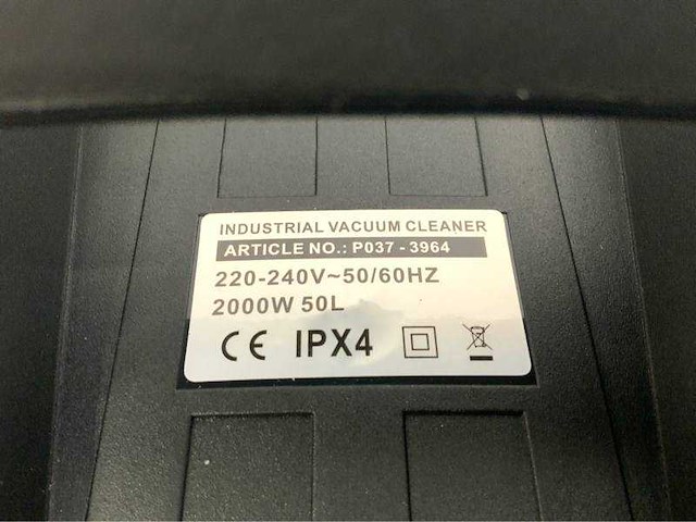 50l - industriële stofzuiger 2000w - afbeelding 3 van  12