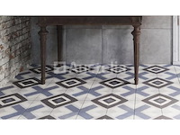 50m² sena blue 45x45, cementtegel-effect, vloer en muur - afbeelding 1 van  1