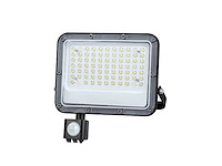 50w 3000k led breedstraler met sensor waterdicht (8x) - afbeelding 7 van  8