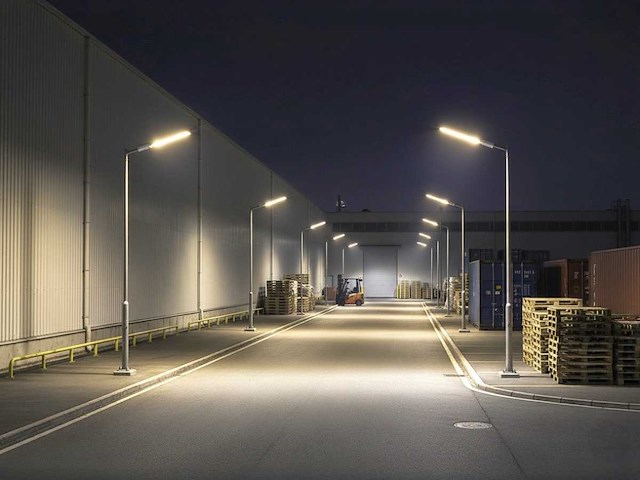 50w 3000k led straatverlichting met lens waterdicht (40x) - afbeelding 1 van  10