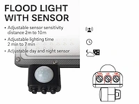 50w 5000k led breedstralers met sensor en lens waterdicht(12x) - afbeelding 5 van  8