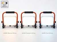 50w werklamp led 3in1 kleur cct breedstraaler waterdicht(20x) - afbeelding 2 van  10