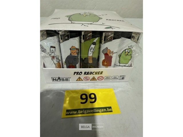 50x aansteker pro raucher - afbeelding 2 van  3