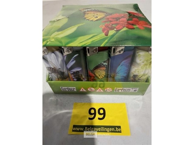 50x aansteker vlinders - afbeelding 2 van  3