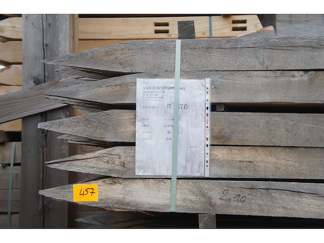 50x acacia paal 100x100 - afbeelding 2 van  4