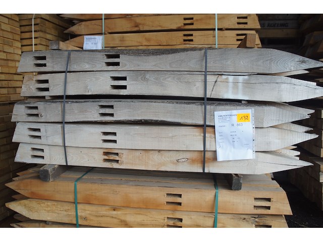 50x acacia post & rail 2m00 - afbeelding 1 van  3