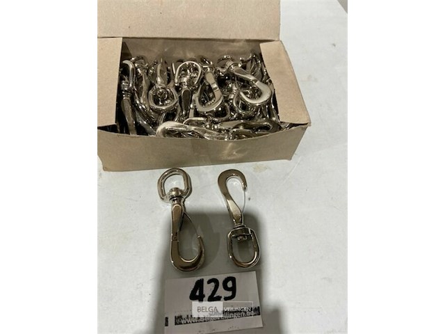 50x bevestingingshaak met sterke veer - afbeelding 3 van  3