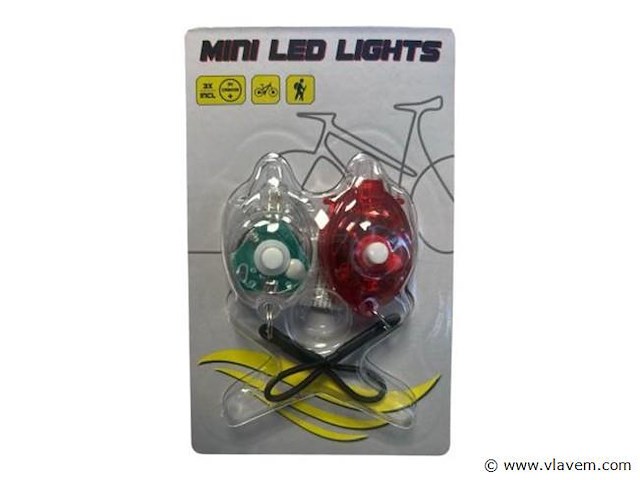 50x fietslamp-set 2delig - afbeelding 1 van  2