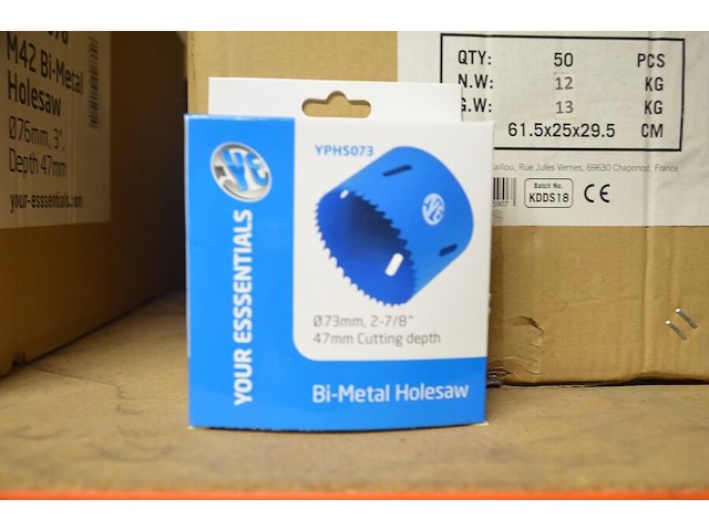 50x holesaw diam 73 mm - afbeelding 2 van  2