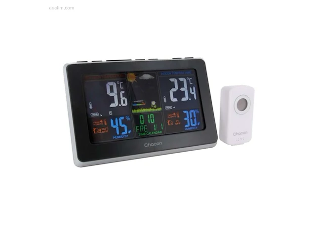 (50x) indoor-outdoor weather station chacon 54418 - afbeelding 1 van  8