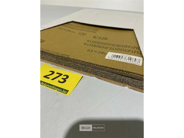 50x schuurpapier k/120 waterproof - afbeelding 3 van  3