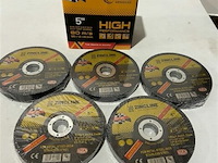 50x snijschijf 125x1,2x22,2mm voor staal en inox - afbeelding 1 van  3