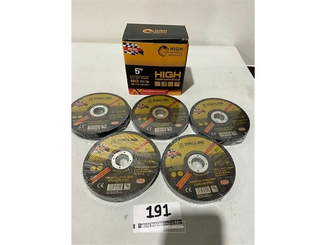 50x snijschijf 125x1,2x22,2mm voor staal en inox - afbeelding 2 van  3