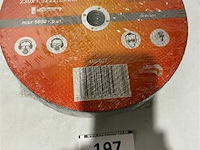 50x snijschijf 230x1,9x22,23mm voor staal en inox - afbeelding 3 van  3