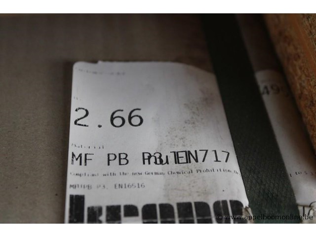 50x spaanplaat, 266cm - afbeelding 2 van  2