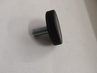 50x stelvoetjes zwart rond ø 32x9 | m 8x20/17 kartelrand - afbeelding 2 van  5