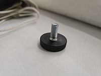 50x stelvoetjes zwart rond ø 32x9 | m 8x20/17 kartelrand - afbeelding 3 van  5