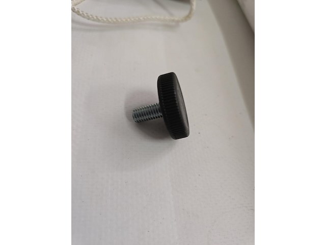 50x stelvoetjes zwart rond ø 32x9 | m 8x20/17 kartelrand - afbeelding 2 van  5